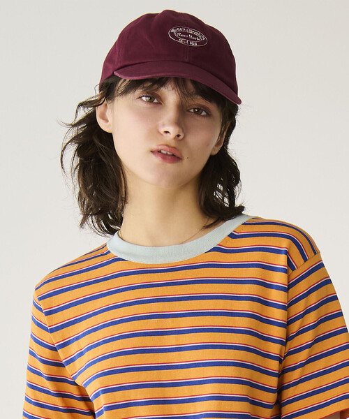 BROOKS BROTHERS（ブルックスブラザーズ）の「Brooks Brothers |〈別注〉コットンツイル ベースボールキャップ BORDEAUX UNISEX（キャップ・レディース・レッド系その他・ONE）」の12枚目の写真