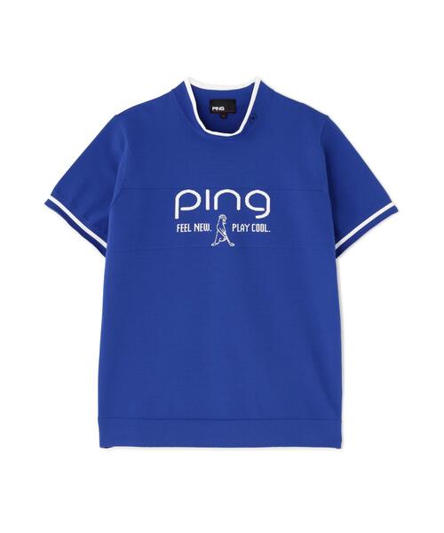 PING(ピン)の「【PING APPAREL】Mr.PINGジャカード半袖ハイネックニット <GOLD> (LADIES)(ニット/セーター・レディース・ブルー/ベージュ/ネイビー・L/LL/M/S)」の22枚目の写真