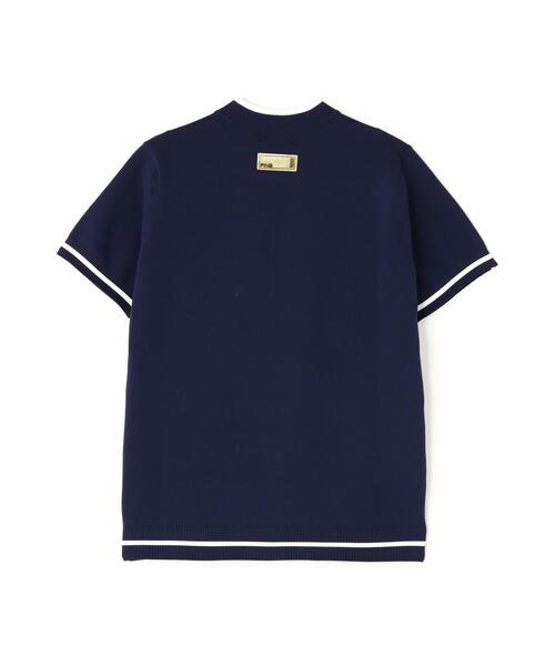 PING(ピン)の「【PING APPAREL】Mr.PINGジャカード半袖ハイネックニット <GOLD> (LADIES)(ニット/セーター・レディース・ブルー/ベージュ/ネイビー・L/LL/M/S)」の4枚目の写真