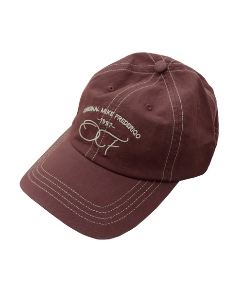 ISOOK(アイスー)の「刺繍ロゴキャップ(comochi select) / 刺繍キャップ ベースボールキャップ ロゴキャップ 古着風 ブラウン(キャップ・レディース・ブラウン・FREE)」の10枚目の写真