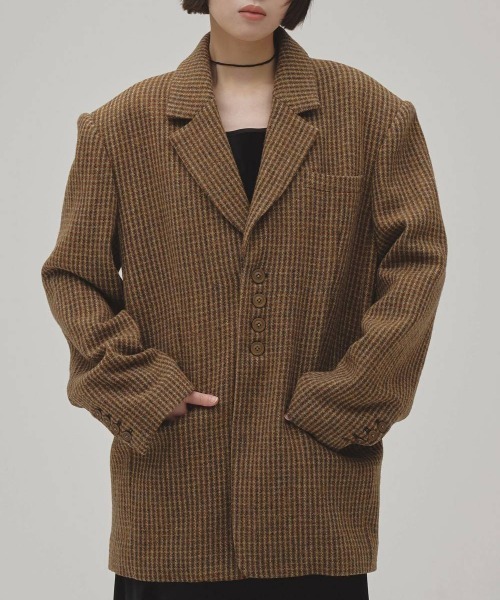 TODAYFUL(トゥデイフル)の「TODAYFUL Wool100% Check Jacket ウール100%チェックジャケット/12620101(テーラードジャケット・レディース・キャメル・36/38)」の1枚目の写真