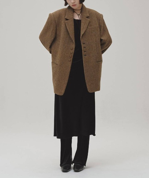 TODAYFUL(トゥデイフル)の「TODAYFUL Wool100% Check Jacket ウール100%チェックジャケット/12620101(テーラードジャケット・レディース・キャメル・36/38)」の3枚目の写真