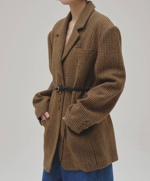 TODAYFUL(トゥデイフル)の「TODAYFUL Wool100% Check Jacket ウール100%チェックジャケット/12620101(テーラードジャケット・レディース・キャメル・36/38)」の7枚目の写真