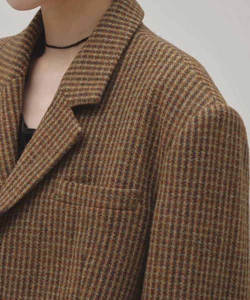 TODAYFUL(トゥデイフル)の「TODAYFUL Wool100% Check Jacket ウール100%チェックジャケット/12620101(テーラードジャケット・レディース・キャメル・36/38)」の9枚目の写真