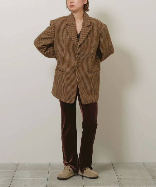 TODAYFUL(トゥデイフル)の「TODAYFUL Wool100% Check Jacket ウール100%チェックジャケット/12620101(テーラードジャケット・レディース・キャメル・36/38)」の15枚目の写真