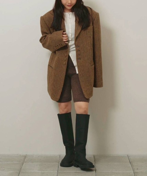 TODAYFUL(トゥデイフル)の「TODAYFUL Wool100% Check Jacket ウール100%チェックジャケット/12620101(テーラードジャケット・レディース・キャメル・36/38)」の16枚目の写真