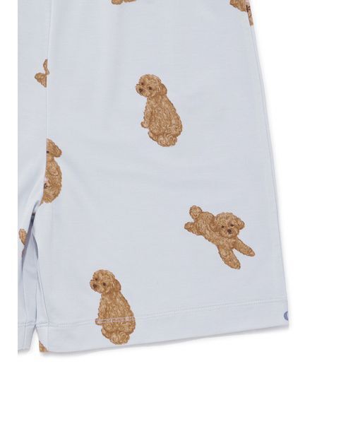 セール】【JUNIOR】ドッグTシャツ&ショートパンツセット（ルームウェア