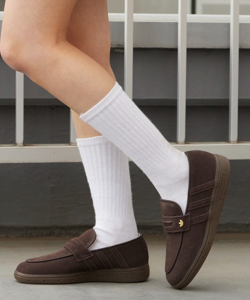 adidas(アディダス)の「adidas/アディダス HANDBALL SPEZIAL LOAFER W スエードアッパー スペツィアル コインローファー 2026年春夏(ローファー・レディース・パープル/ブラウン・23/24/25/24.5/23.5)」の6枚目の写真