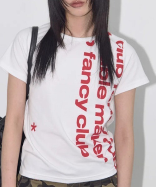 FANCY CLUB(ファンシークラブ)の「◇FANCYCLUB◇ブランド直輸入正規品/ベイウォッチ クロップ Tシャツ BAYWATCH CROP TEE(Tシャツ/カットソー・レディース・ホワイト・FREE)」の1枚目の写真