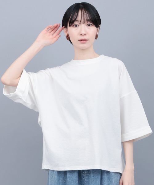 チチカカ(チチカカ)の「バックフレアコンチョ刺繍Tシャツ(Tシャツ/カットソー・レディース・ブラック/ホワイト/ブラウン・FREE)」の5枚目の写真