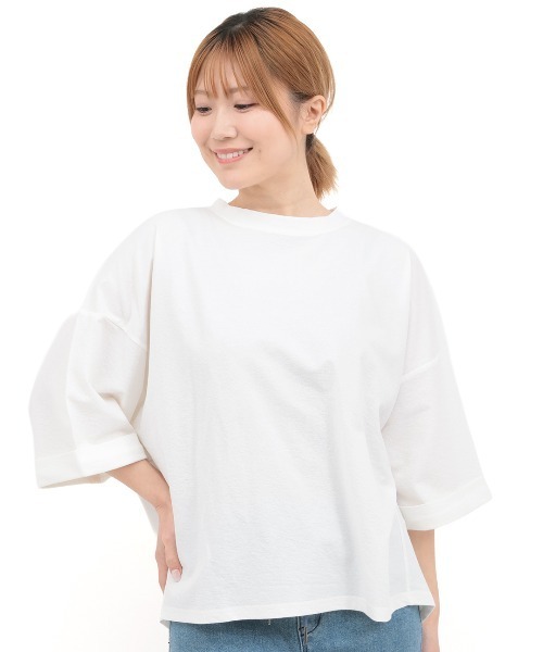 チチカカ(チチカカ)の「バックフレアコンチョ刺繍Tシャツ(Tシャツ/カットソー・レディース・ブラック/ホワイト/ブラウン・FREE)」の13枚目の写真