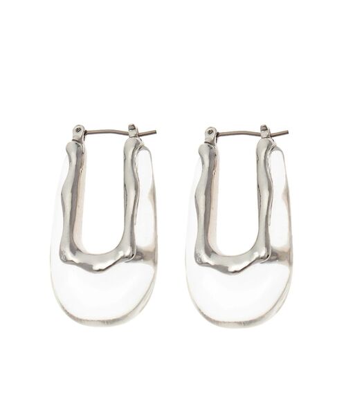 Ungrid（アングリッド）の「ニュアンスデザインクリアピアス（ピアス（両耳用）・レディース・クリア・FREE）」の2枚目の写真