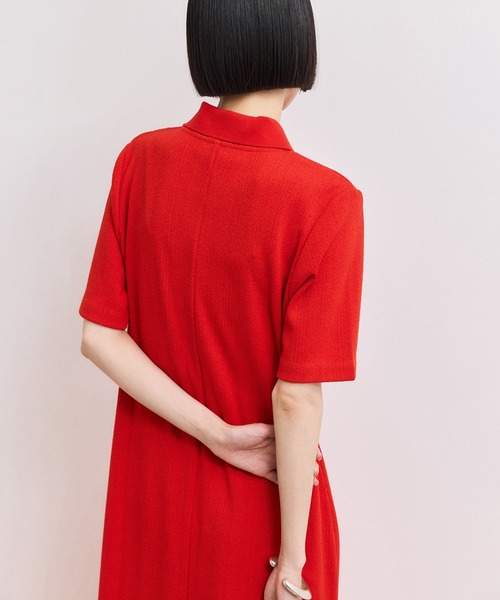 ADAM ET ROPE'(アダムエロペ)の「【WEB限定】ハーフスリーブポロシャツワンピース(ワンピース・レディース・ブラック/ブルー系その他/レッド/チャコールグレー・S/M)」の17枚目の写真