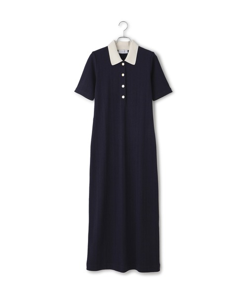 ADAM ET ROPE'(アダムエロペ)の「【WEB限定】ハーフスリーブポロシャツワンピース(ワンピース・レディース・ブラック/ブルー系その他/レッド/チャコールグレー・S/M)」の20枚目の写真