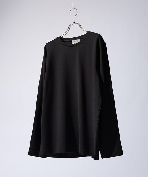 ABAHOUSE GRAY（アバハウスグレイ）の「【SMART CLOSET】抗菌防臭 ポンチクルーネック 長袖Tシャツ（Tシャツ/カットソー・メンズ・ブラック/グレイッシュベージュ/ホワイト/ライトグレー/ネイビー・46/48/50）」の7枚目の写真