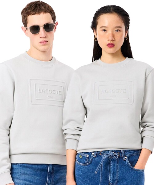 エンボスクルーネックスウェット（スウェット）｜LACOSTE（ラコステ