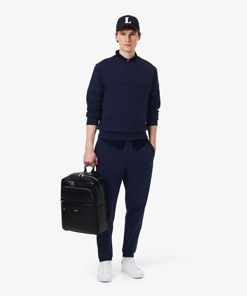 LACOSTE（ラコステ）の「エンボスクルーネックスウェット（スウェット・メンズ・ネイビー/ライトグレー/ダークグリーン・S/M/L/XS）」の10枚目の写真