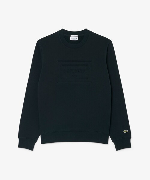 LACOSTE（ラコステ）の「エンボスクルーネックスウェット（スウェット・メンズ・ネイビー/ライトグレー/ダークグリーン・S/M/L/XS）」の14枚目の写真