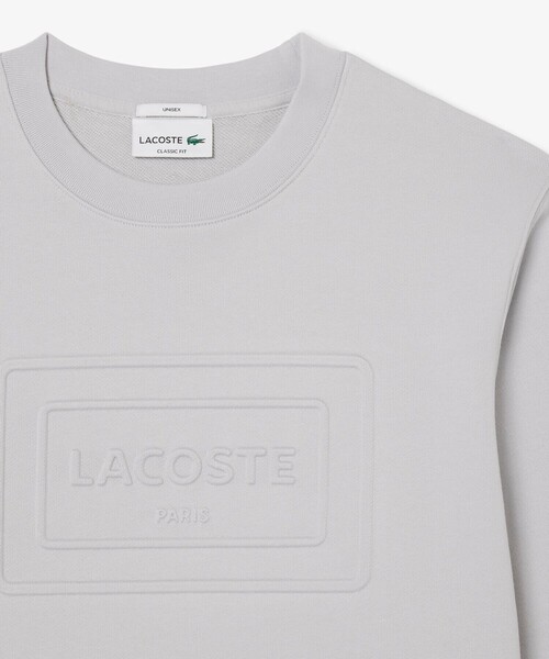 LACOSTE（ラコステ）の「エンボスクルーネックスウェット（スウェット・メンズ・ネイビー/ライトグレー/ダークグリーン・S/M/L/XS）」の20枚目の写真