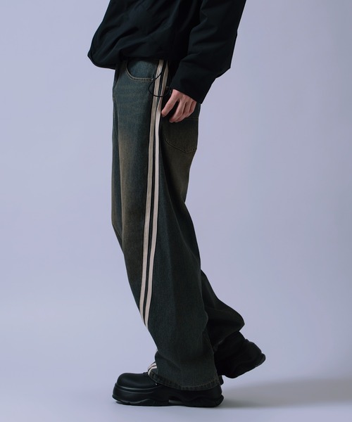 improves(インプローブス)の「カーブ ストレート サイドライン デニムパンツ(デニムパンツ・メンズ・サックスブルー/ブルー/ブラック・LARGE/MEDIUM)」の19枚目の写真