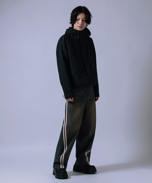 improves(インプローブス)の「カーブ ストレート サイドライン デニムパンツ(デニムパンツ・メンズ・サックスブルー/ブルー/ブラック・LARGE/MEDIUM)」の21枚目の写真