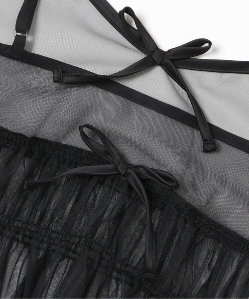 algy(アルジー)の「チュールキャミ&Tセット(アンサンブル・キッズ・ピンク/ブラック/オフホワイト・130/140/150/160)」の15枚目の写真