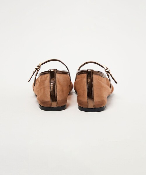 SY UNITED ARROWS（シーユナイテッドアローズ）の「＜SY＞シースルーギャザーベルトフラット10↑（パンプス・レディース・ブラウン/ブラック/ホワイト/ケリーグリーン・22.5cm/25cm/24.5cm/24cm/23.5cm/23cm/22cm）」の8枚目の写真