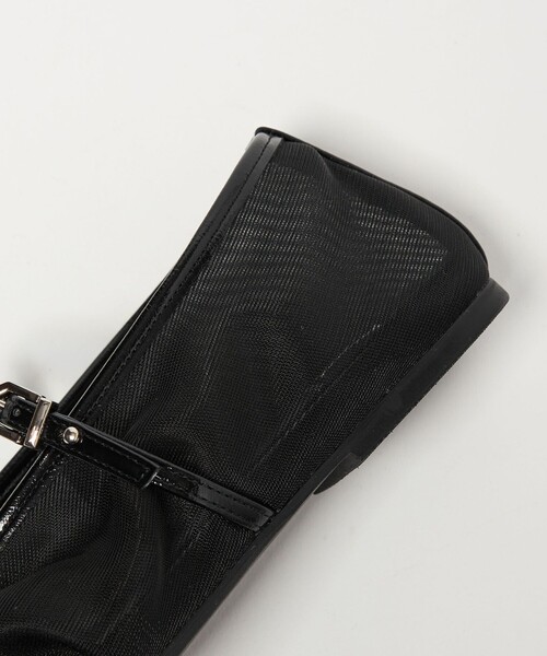 SY UNITED ARROWS（シーユナイテッドアローズ）の「＜SY＞シースルーギャザーベルトフラット10↑（パンプス・レディース・ブラウン/ブラック/ホワイト/ケリーグリーン・22.5cm/25cm/24.5cm/24cm/23.5cm/23cm/22cm）」の18枚目の写真