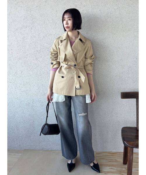 LAGUNAMOON（ラグナムーン）の「リップドデニムパンツ（デニムパンツ・レディース・グレー/ブルー・SMALL/MEDIUM）」の19枚目の写真