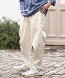 WASHED VELVET CURVE CUT WIDE PANTS（その他パンツ）｜WYM LIDNM