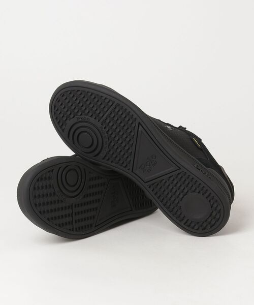 POLO RALPH LAUREN(ポロ ラルフ ローレン)の「ポロ ラルフ ローレン HERITAGE COURT UTILY ヘリテージ コート・ユーティリティ スニーカー(スニーカー・レディース・ブラック・50/40/70/60)」の3枚目の写真