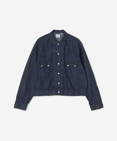 orSlow(オアスロウ)の「orSlow | デニム ウエスタンシャツジャケット WOMEN(デニムジャケット・レディース・インディゴブルー・1/2)」の4枚目の写真