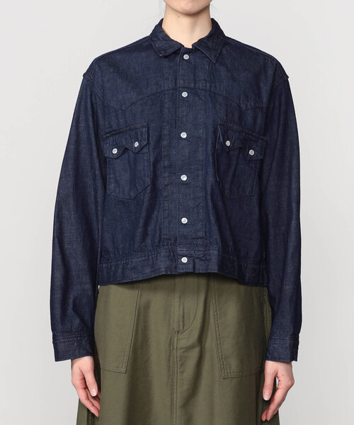 orSlow(オアスロウ)の「orSlow | デニム ウエスタンシャツジャケット WOMEN(デニムジャケット・レディース・インディゴブルー・1/2)」の12枚目の写真