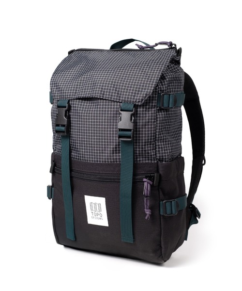 TOPO DESIGNS（トポデザインズ）の「GO OUT掲載モデル【TOPO DESIGNS】ROVER PACK CLASSIC（バックパック/リュック・レディース・ブラック×ベージュ/グリーン系/グレー/アイボリー/ホワイト×ネイビー/ブラック系/オレンジ/ブラック・ONE SIZE）」の4枚目の写真