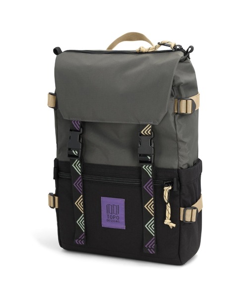 TOPO DESIGNS（トポデザインズ）の「GO OUT掲載モデル【TOPO DESIGNS】ROVER PACK CLASSIC（バックパック/リュック・レディース・ブラック×ベージュ/グリーン系/グレー/アイボリー/ホワイト×ネイビー/ブラック系/オレンジ/ブラック・ONE SIZE）」の6枚目の写真