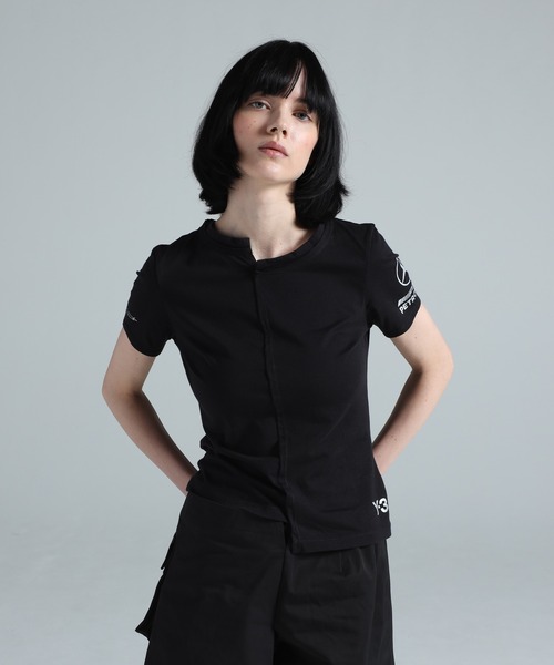 トップス Y-3 W CH1 STRETCH LS TOP Y-3（ワイスリー）の「W CH1 STRETCH LS TOP（Tシャツ/カットソー