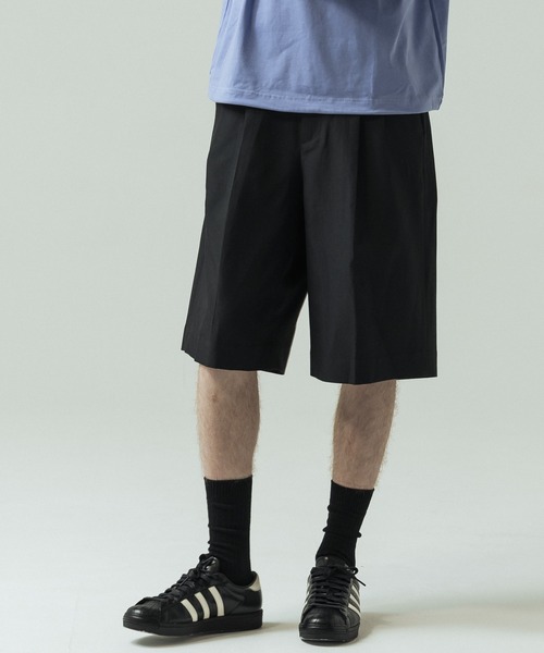 SLICK(スリック)の「【SLICK/スリック】Tech Twill Wide Short Pants/テックツイル ワイドショートパンツ / ハーフパンツ(その他パンツ・メンズ・ブラック/グレー/ベージュ・2/1/3)」の8枚目の写真