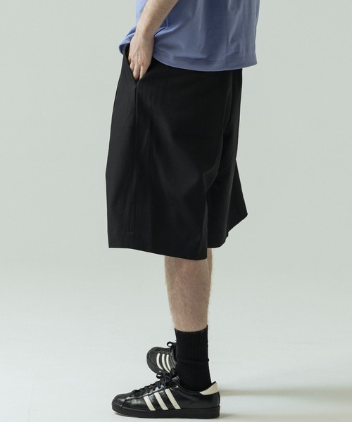 SLICK(スリック)の「【SLICK/スリック】Tech Twill Wide Short Pants/テックツイル ワイドショートパンツ / ハーフパンツ(その他パンツ・メンズ・ブラック/グレー/ベージュ・2/1/3)」の9枚目の写真