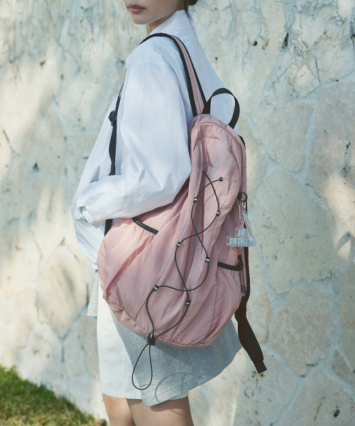 AFTERHOURS（アフターアワーズ）の「LIGHT STRING BACKPACK (DUSTY PINK)（バックパック/リュック・レディース・その他・FREE）」の2枚目の写真