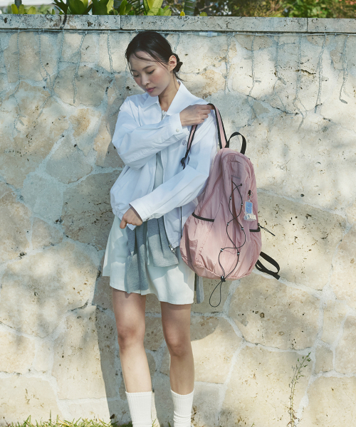 AFTERHOURS（アフターアワーズ）の「LIGHT STRING BACKPACK (DUSTY PINK)（バックパック/リュック・レディース・その他・FREE）」の3枚目の写真