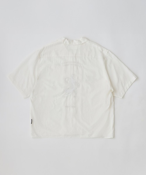 ADAM PATEK(アダムパテック)の「【ADAMPATEK/アダムパテック】tiger embroidery short sleeve shirt 半袖刺繍シャツ(シャツ/ブラウス・レディース・ブラック/ホワイト/ピンク・1/2)」の9枚目の写真