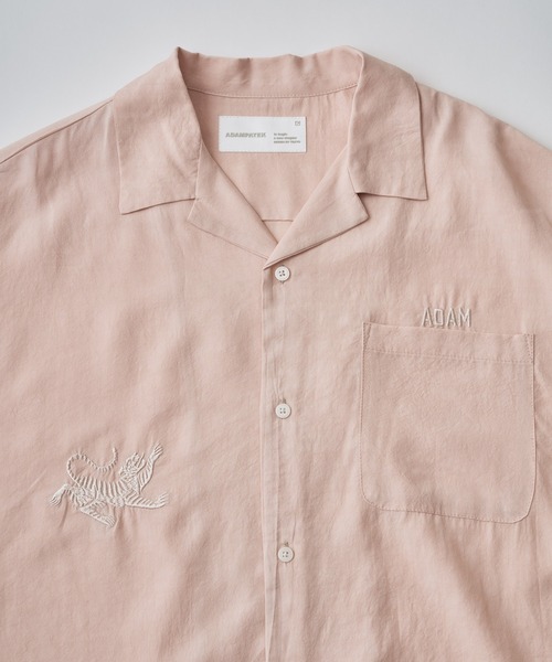 ADAM PATEK(アダムパテック)の「【ADAMPATEK/アダムパテック】tiger embroidery short sleeve shirt 半袖刺繍シャツ(シャツ/ブラウス・レディース・ブラック/ホワイト/ピンク・1/2)」の16枚目の写真