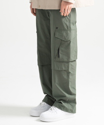 Nylon RIB Ventilation Cargo Pants - KHAKI