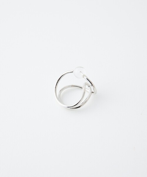 collex（コレックス）の「【dignif】【金属アレルギー対応】リンク ゛Orbit（リング・レディース・ブラック/クリア・フリー）」の17枚目の写真
