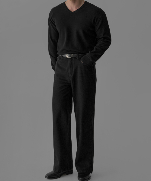 BOWLOW PRODUCT（バウロープロダクト）の「ヘアリーマッスルラウンド長袖ニットTシャツ[ブラック]（ニット/セーター・メンズ・その他・MEDIUM/LARGE）」の6枚目の写真