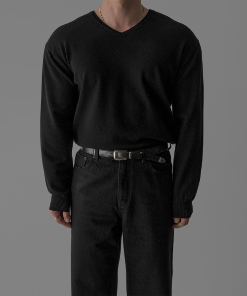 BOWLOW PRODUCT（バウロープロダクト）の「ヘアリーマッスルラウンド長袖ニットTシャツ[ブラック]（ニット/セーター・メンズ・その他・MEDIUM/LARGE）」の7枚目の写真
