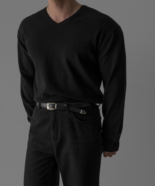 BOWLOW PRODUCT（バウロープロダクト）の「ヘアリーマッスルラウンド長袖ニットTシャツ[ブラック]（ニット/セーター・メンズ・その他・MEDIUM/LARGE）」の3枚目の写真