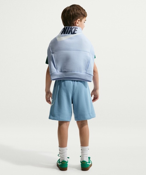 NIKE（ナイキ）の「ナイキ NIKE ナイキ YTH NSW クラブ FT ショート ハイブリッド（スウェットパンツ・キッズ・ブルーグレー/ブラック・130cm/140cm/150cm/160cm）」の5枚目の写真