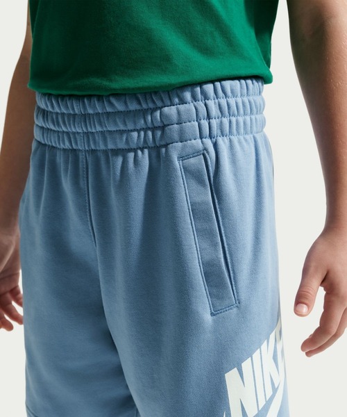 NIKE（ナイキ）の「ナイキ NIKE ナイキ YTH NSW クラブ FT ショート ハイブリッド（スウェットパンツ・キッズ・ブルーグレー/ブラック・130cm/140cm/150cm/160cm）」の7枚目の写真
