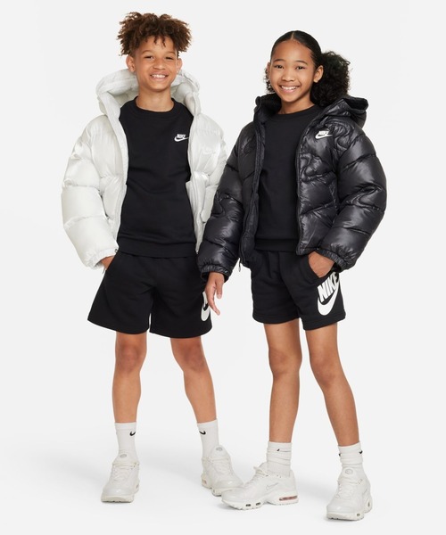 NIKE（ナイキ）の「ナイキ NIKE ナイキ YTH NSW クラブ FT ショート ハイブリッド（スウェットパンツ・キッズ・ブルーグレー/ブラック・130cm/140cm/150cm/160cm）」の10枚目の写真